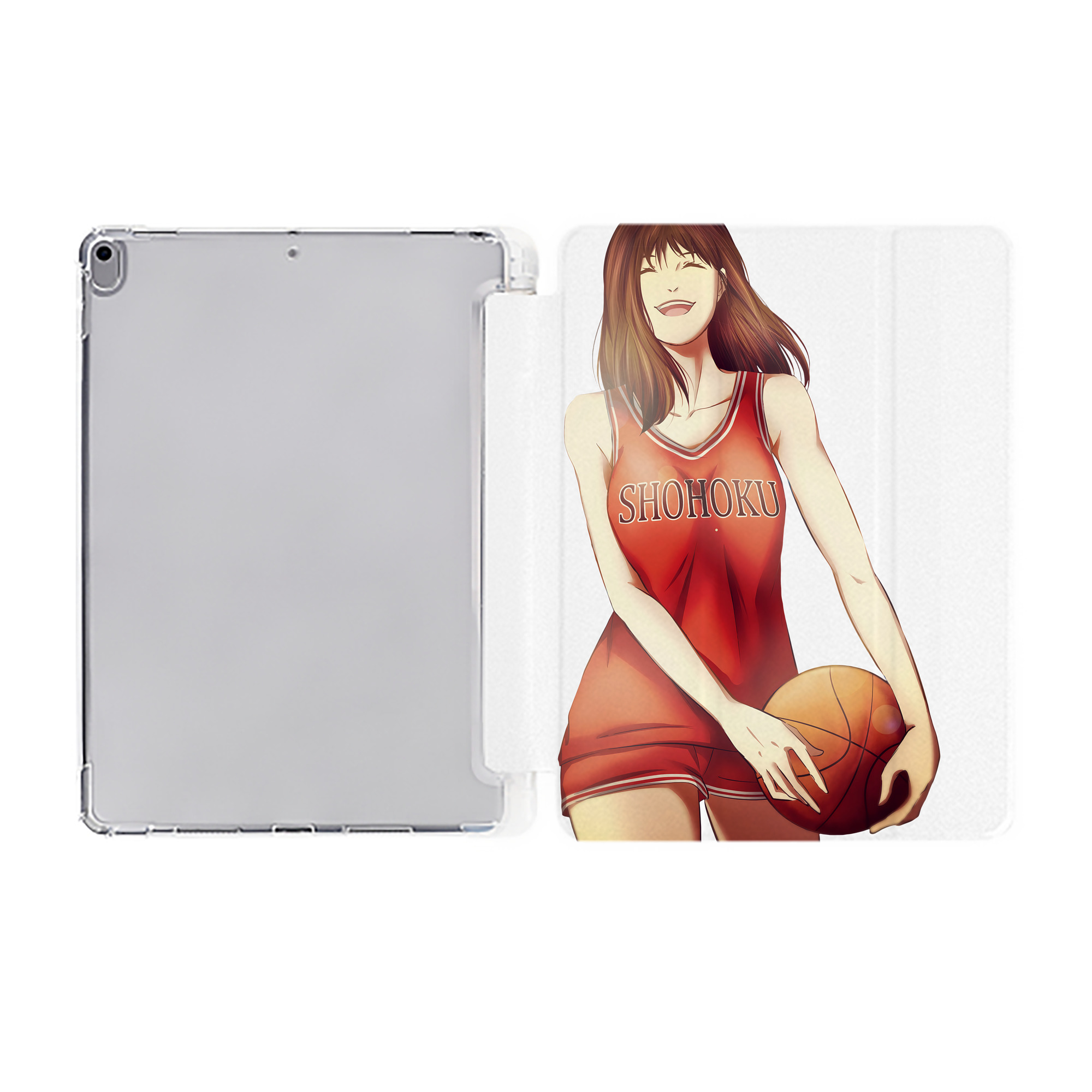 （画像用） SLAM DUNK／スラムダンク IPad ケース ペン収納付き 三つ折りスタンド PUレザー×シリコン 対応機種9.5/10.5/10.9インチ